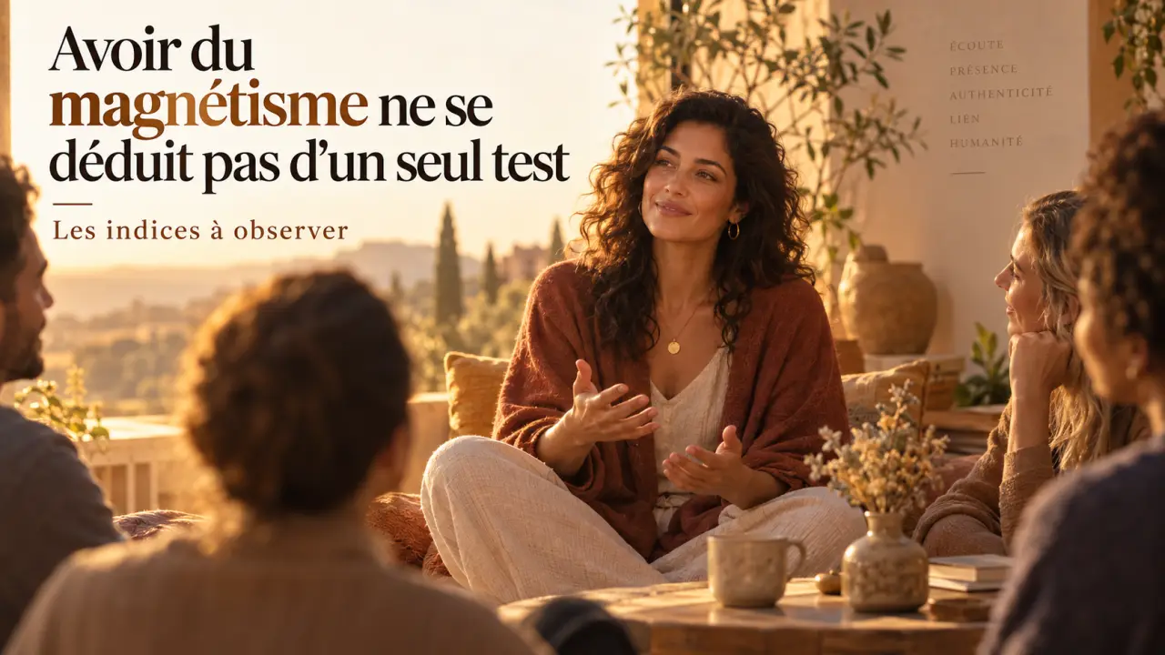 Avoir du magnétisme ne se déduit pas d’un seul test : les indices à observer