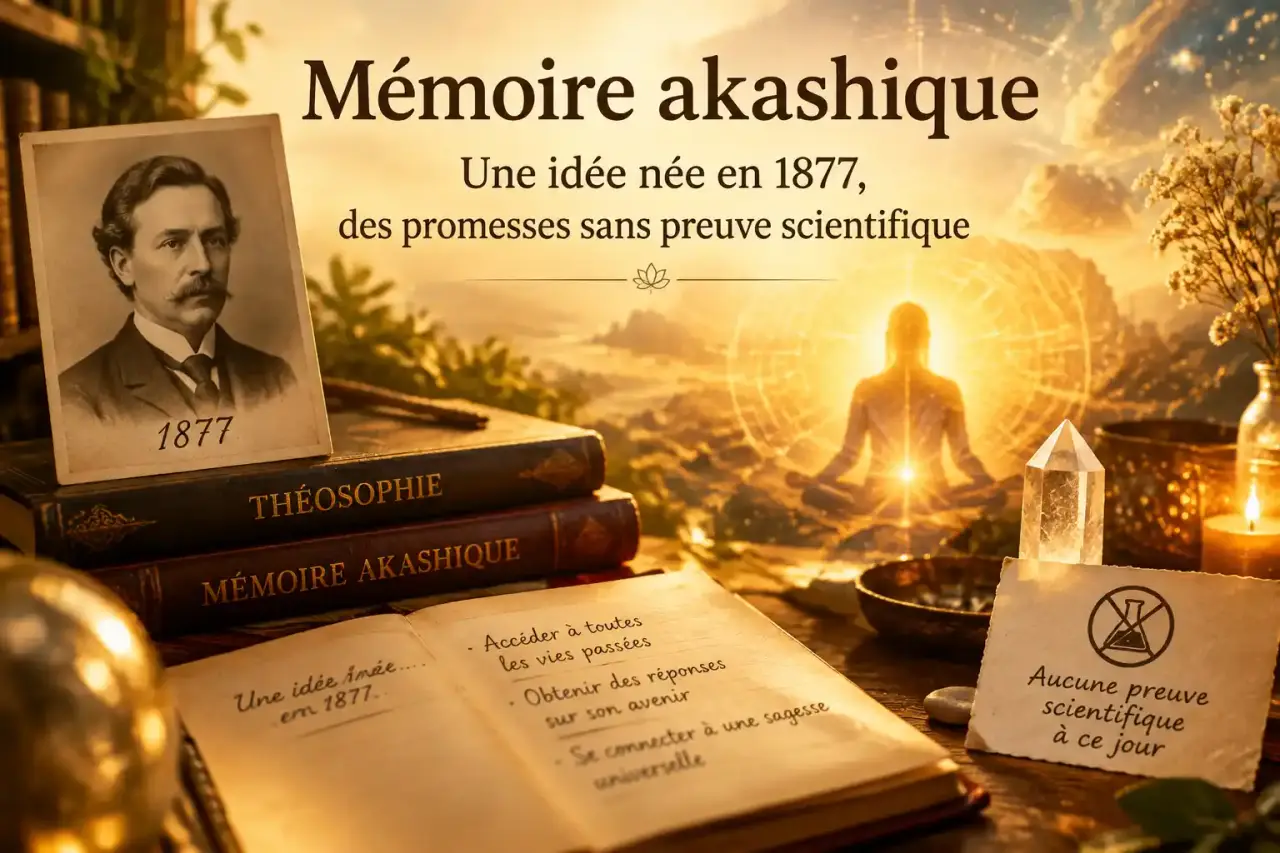 Mémoire akashique : une idée née en 1877, des promesses sans preuve scientifique