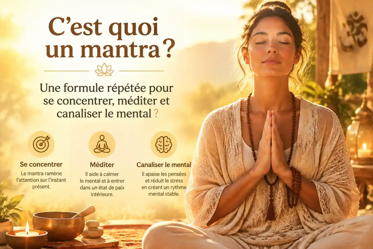 C’est quoi un mantra : une formule répétée pour se concentrer, méditer et canaliser le mental ?