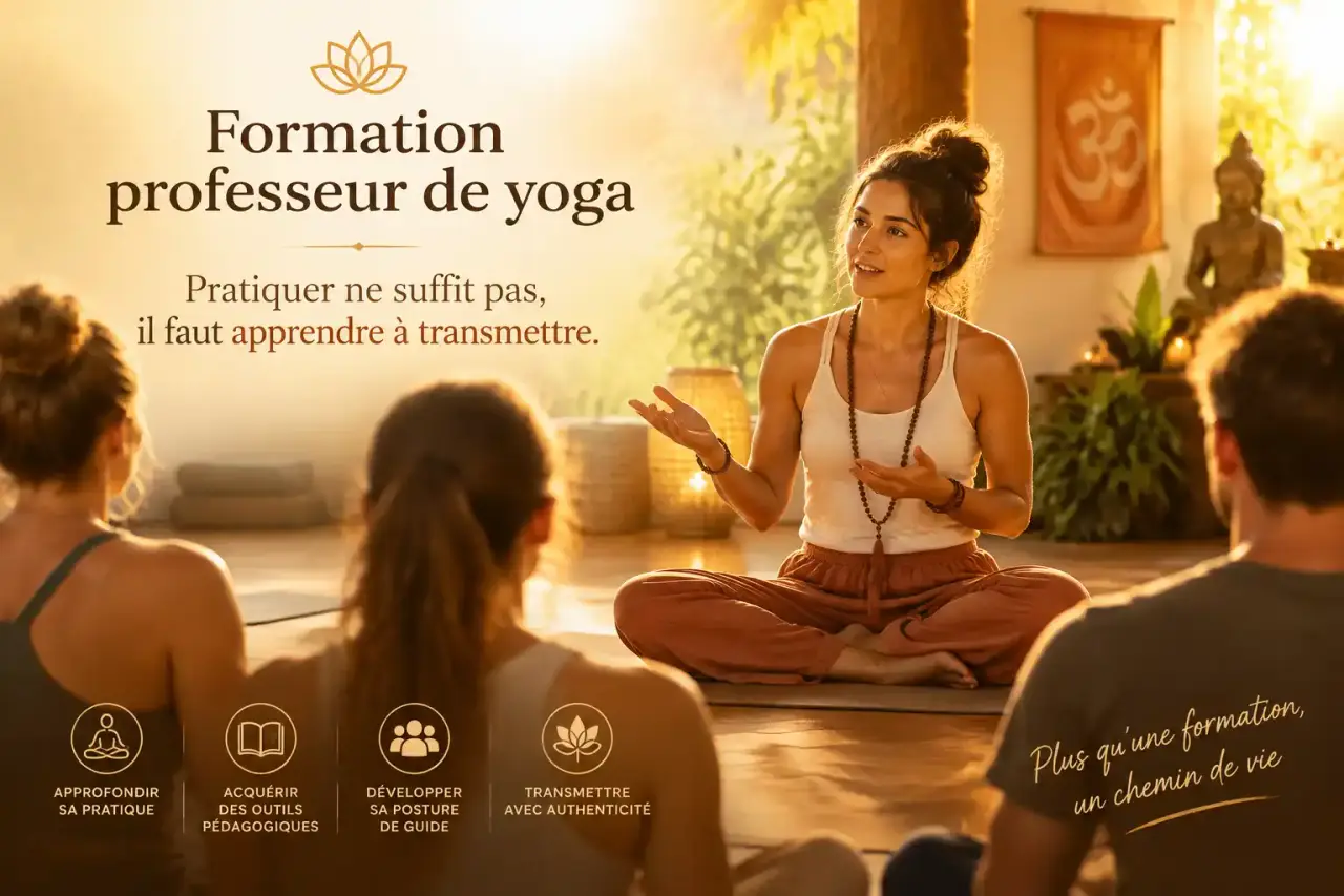 Formation professeur de yoga : pratiquer ne suffit pas, il faut apprendre à transmettre