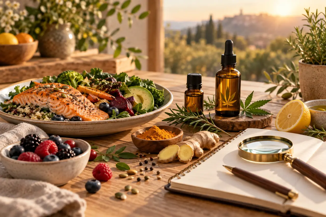Alimentation anti-inflammatoire, huiles essentielles, CBD : la méthode pour ne pas se tromper
